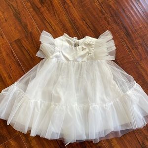 NWT JJs House stunning baby girl embellished tulle flower girl dress